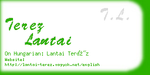 terez lantai business card